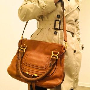🛍🛍🥳🥳❤️❤️✨CHLOE MEDIUM MARCIE SATCHEL W/STRAP✨✨